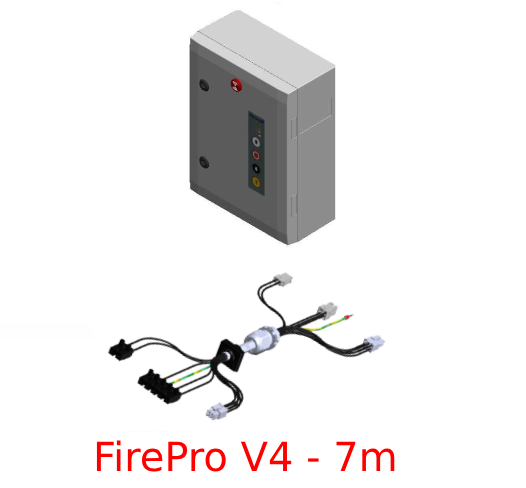 Controller FirePro V4 - 7m DES Cable