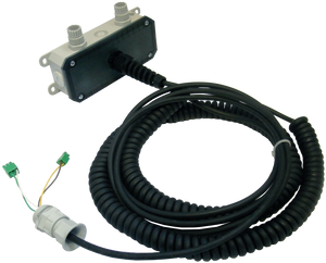 Spiral Cable with Pneumatic Switch and Junction Box (curley cable)